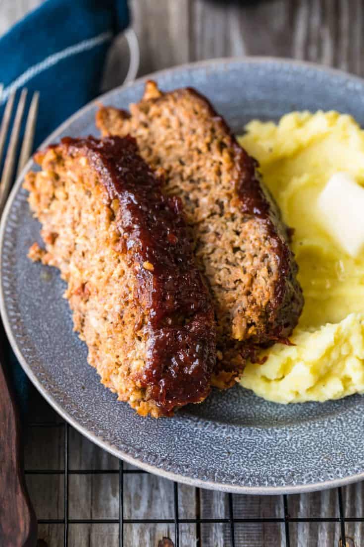 Bacon Meatloaf Recipe (Bacon Infused Meatloaf!) - The Cookie Rookie®