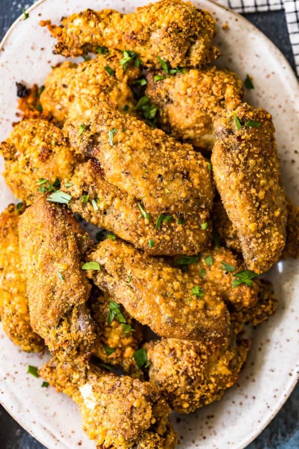 Garlic Parmesan Chicken Wings Recipe The Cookie Rookie® Video 8837