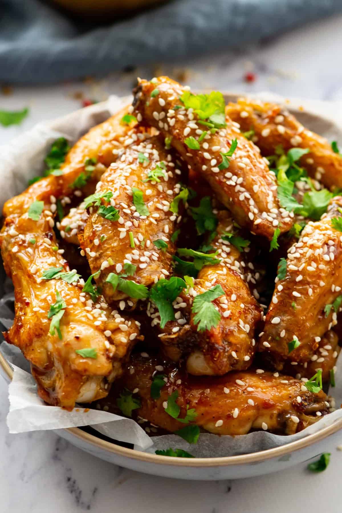 Honey Glazed Chicken Wings Recipe - The Cookie Rookie® (VIDEO!)