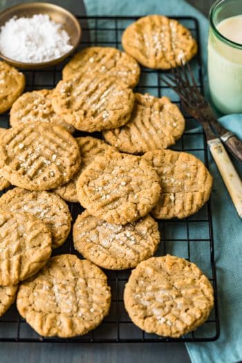 Mom's Peanut Butter Cookies Recipe - The Cookie Rookie® (VIDEO)