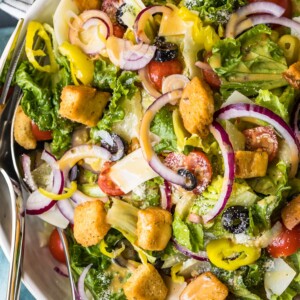 Olive Garden Salad with Copycat Dressing Recipe - 92