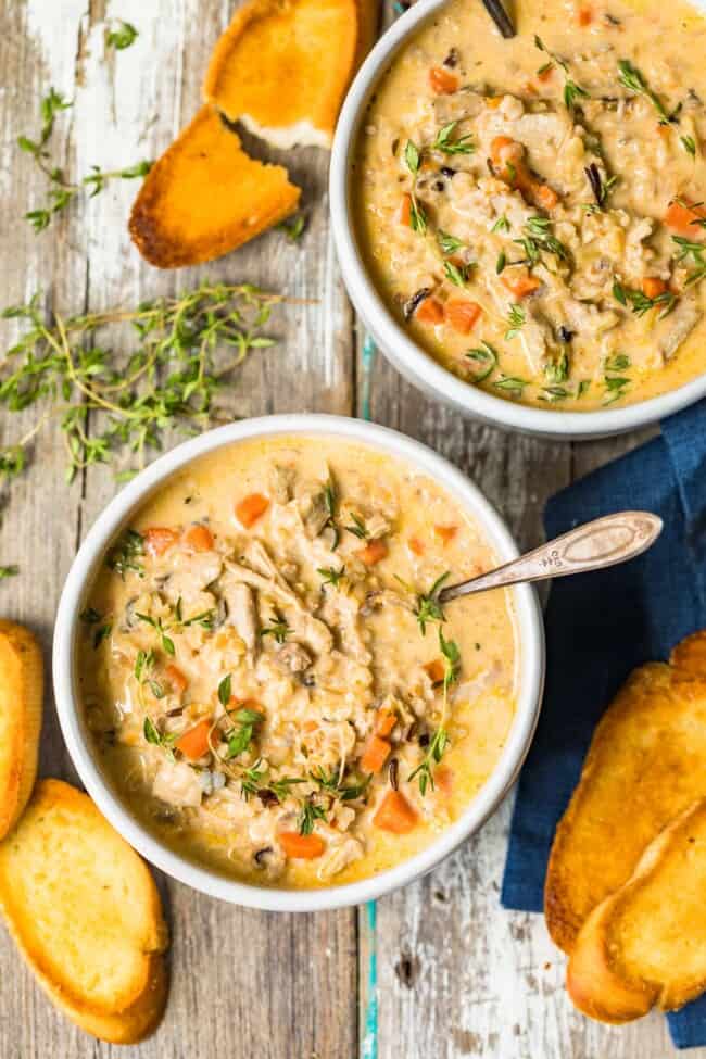 Turkey Wild Rice Soup Recipe The Cookie Rookie®