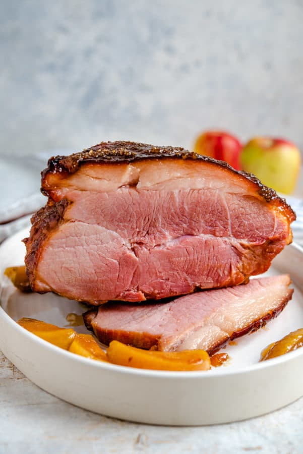 Apple Ginger Glazed Ham Recipe - The Cookie Rookie®