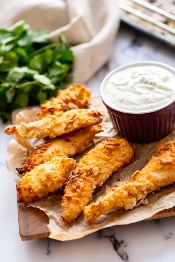 Crispy Baked Chicken Fingers Recipe - The Cookie Rookie® (video)