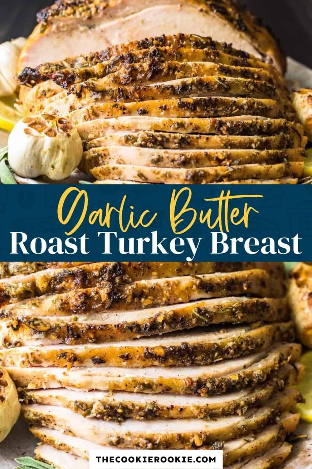 Roast Turkey Breast Recipe - Roasted Garlic Butter Turkey (VIDEO!)