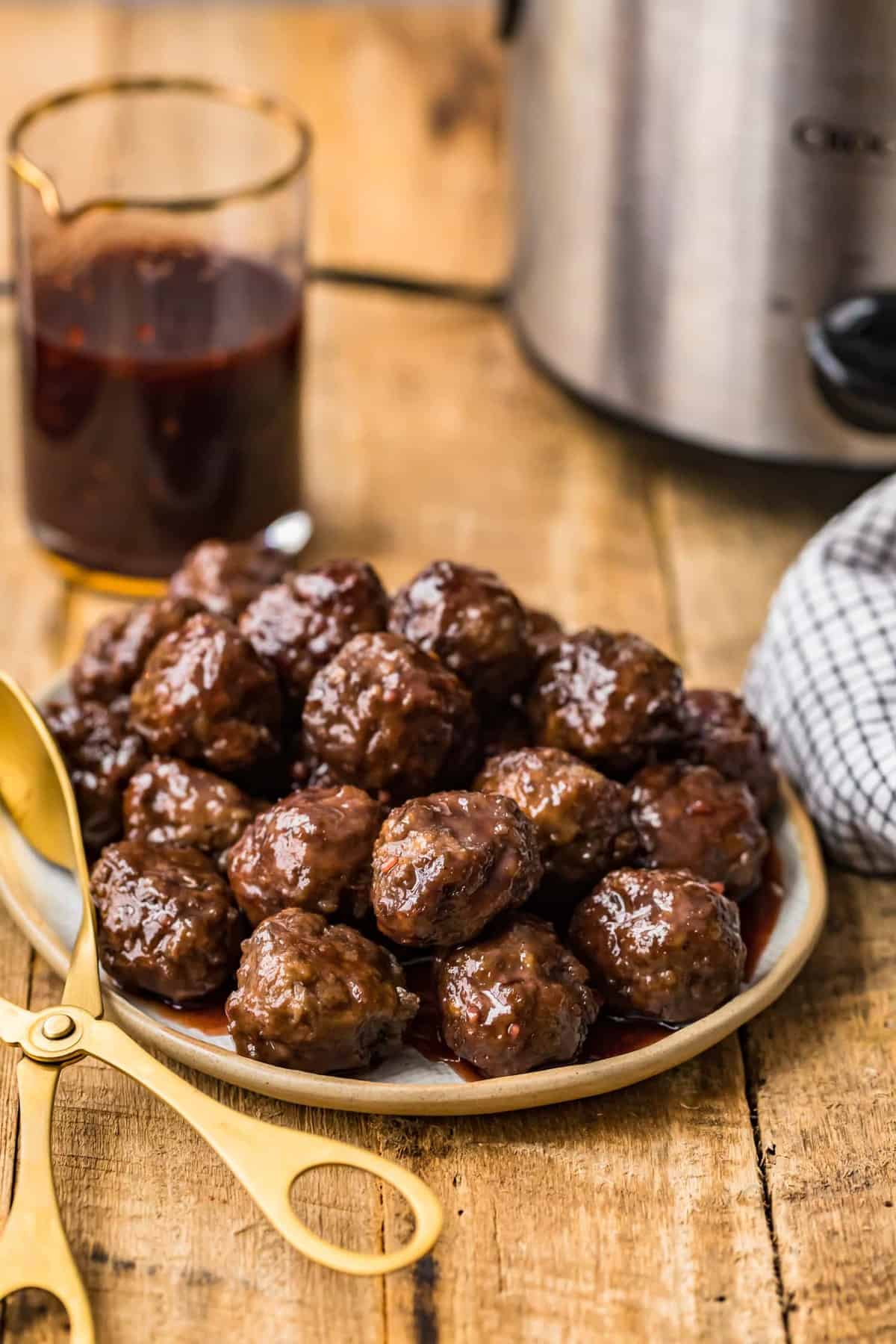 Grape Jelly Meatballs Recipe - The Cookie Rookie® (HOW TO VIDEO)