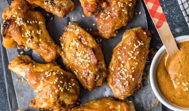 sesame chicken wings