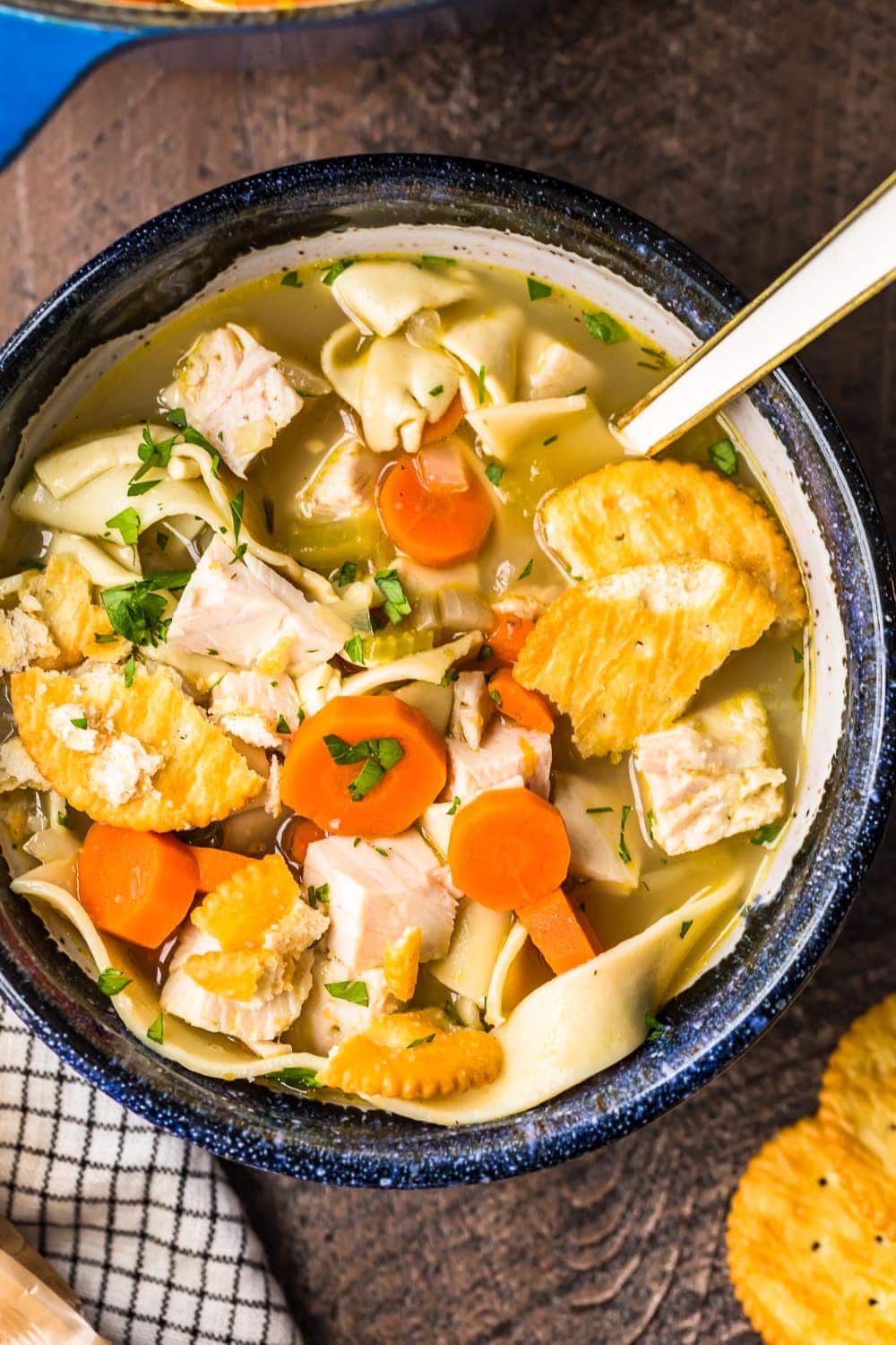 Turkey Noodle Soup Recipe (Thanksgiving Leftovers Idea)