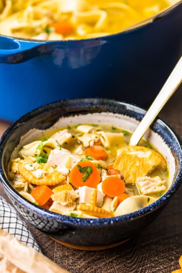 Turkey Noodle Soup Recipe (Thanksgiving Leftovers Idea)