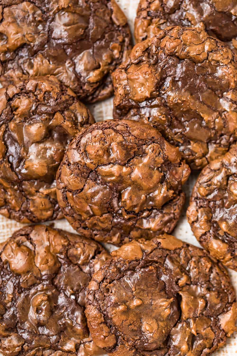 Soft Dairy-Free Fudgy Brownie Cookies