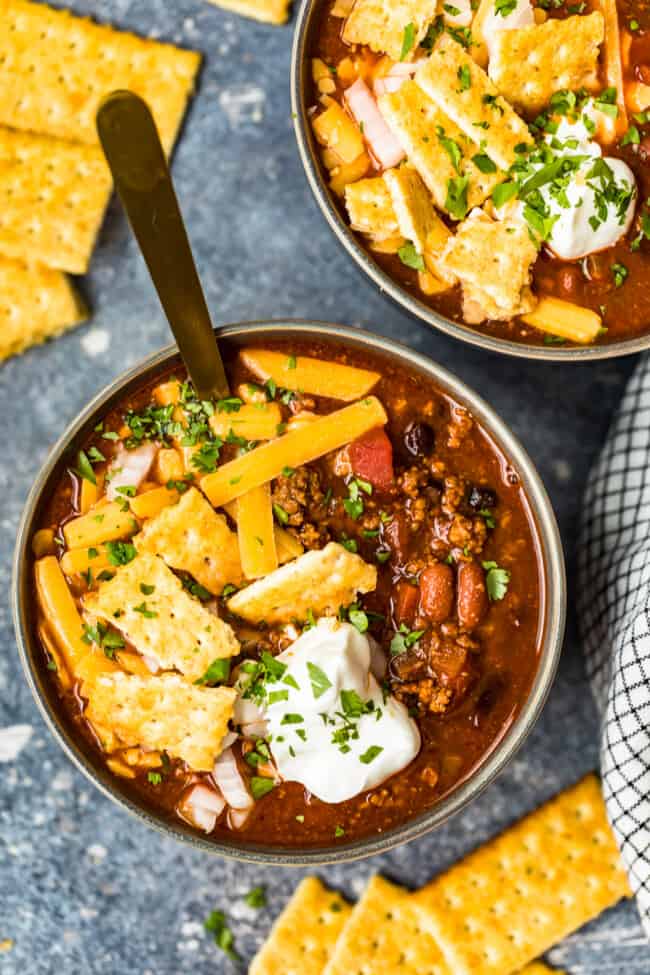 Easy Crockpot Chili Recipe The Cookie Rookie®