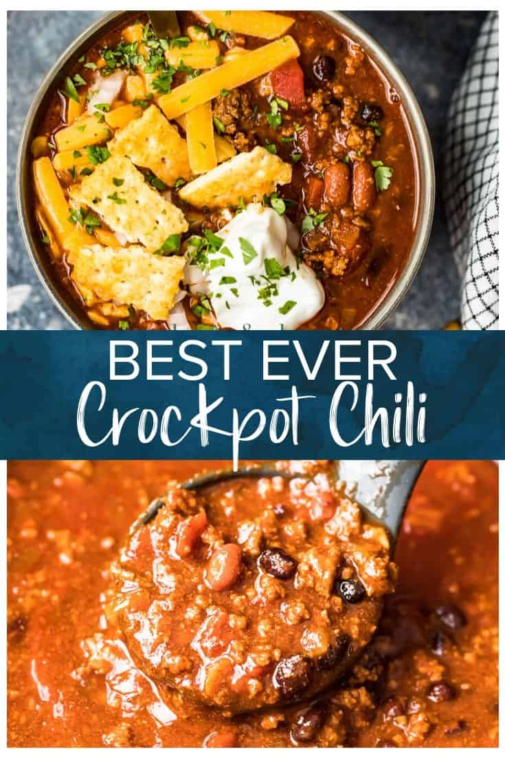 Easy Crockpot Chili Recipe - The Cookie Rookie® (HOW TO VIDEO)