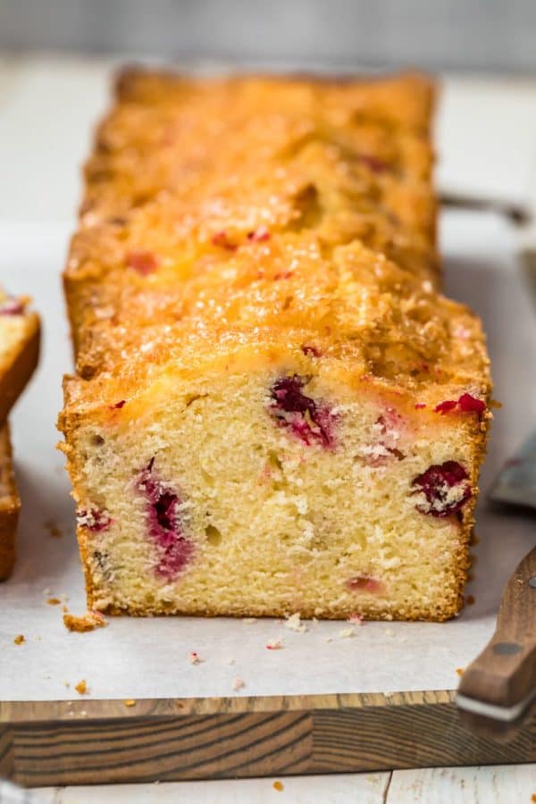 Glazed Lemon Cranberry Bread Recipe - The Cookie Rookie®