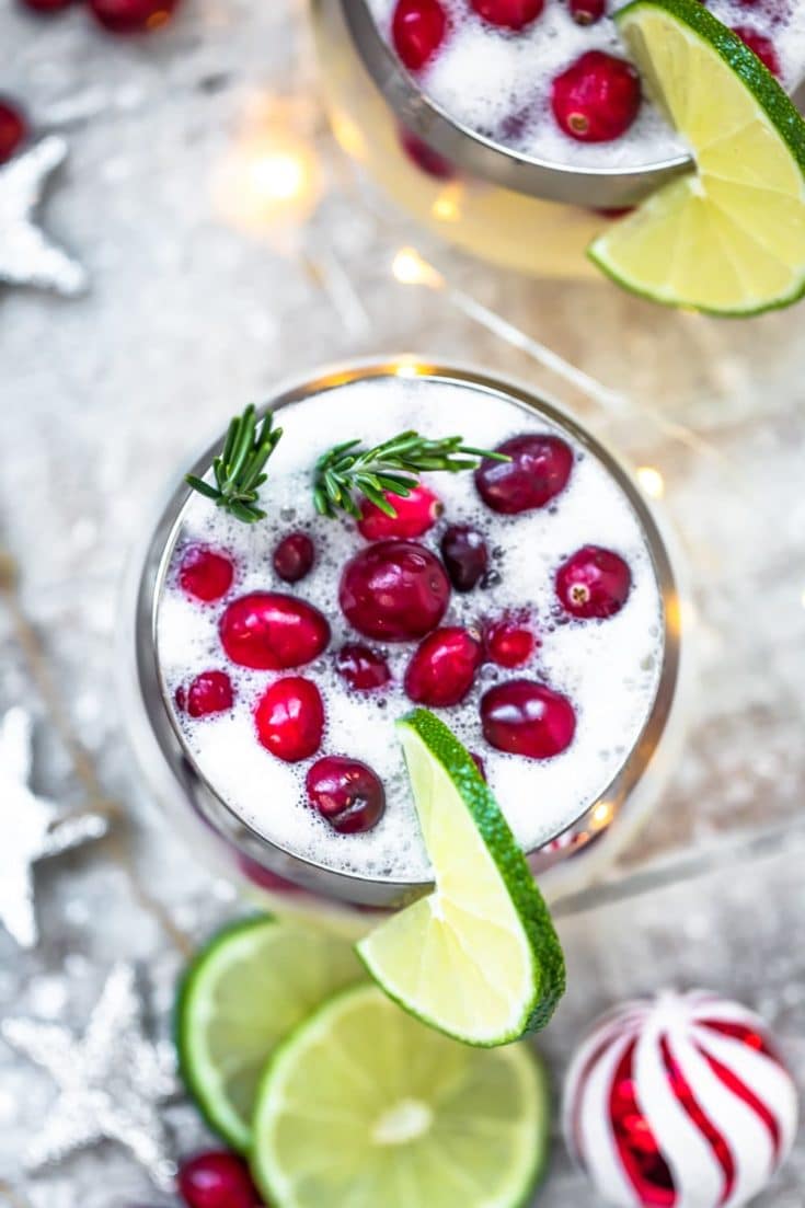 White Christmas Tequila Sours Recipe - The Cookie Rookie®