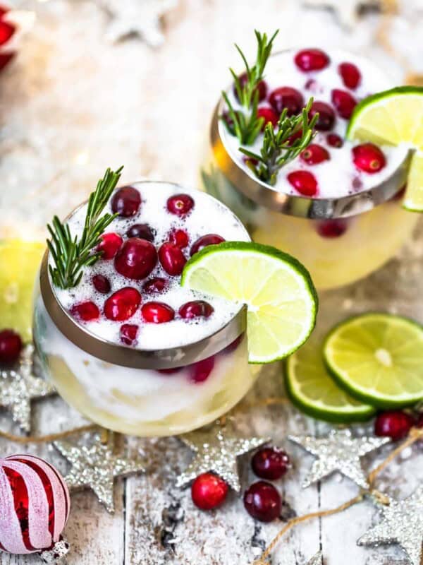 white christmas tequila sour featured image