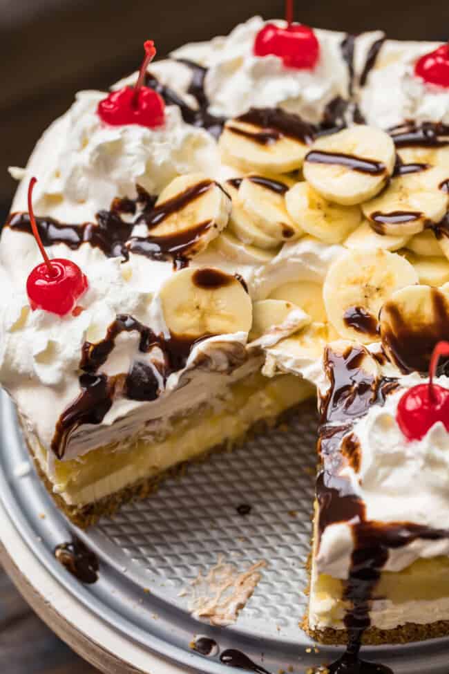 Banana Split Dessert (No Bake) Recipe - The Cookie Rookie®