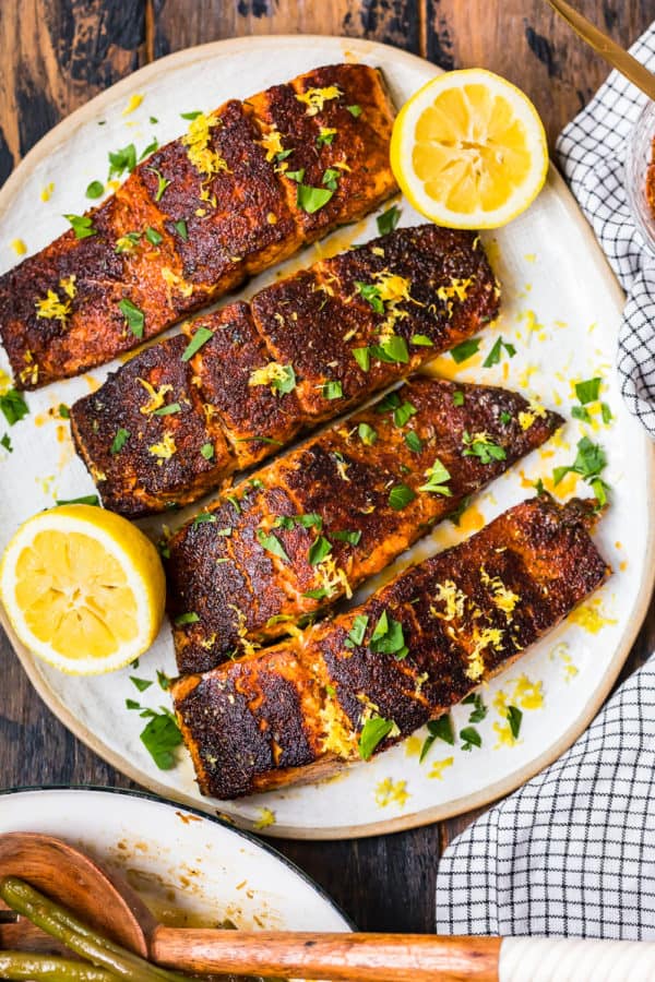 Blackened Salmon Recipe - The Cookie Rookie® (HOW TO VIDEO)