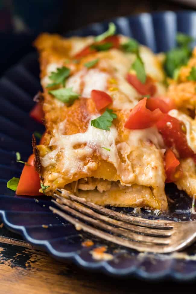 Cheesy Creamy Chicken Enchiladas Recipe The Cookie Rookie® 8268