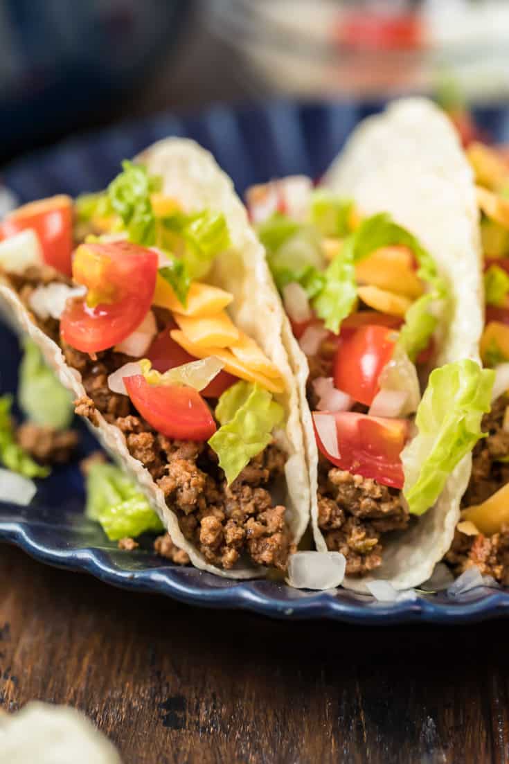 Slow Cooker Beef Tacos (Crockpot Taco Meat) Recipe - The Cookie Rookie®