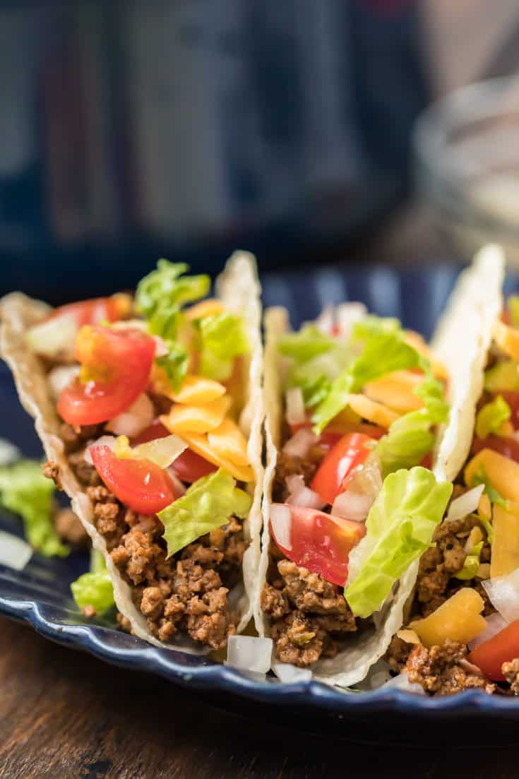 Slow Cooker Beef Tacos (Crockpot Taco Meat) Recipe - The Cookie Rookie®