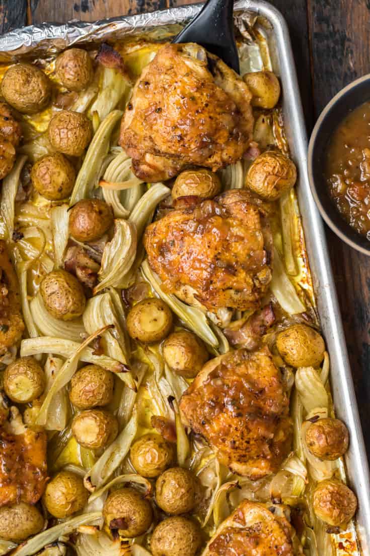 Roast Chicken And Potatoes One Pan Meal Recipe The Cookie Rookie® 1904