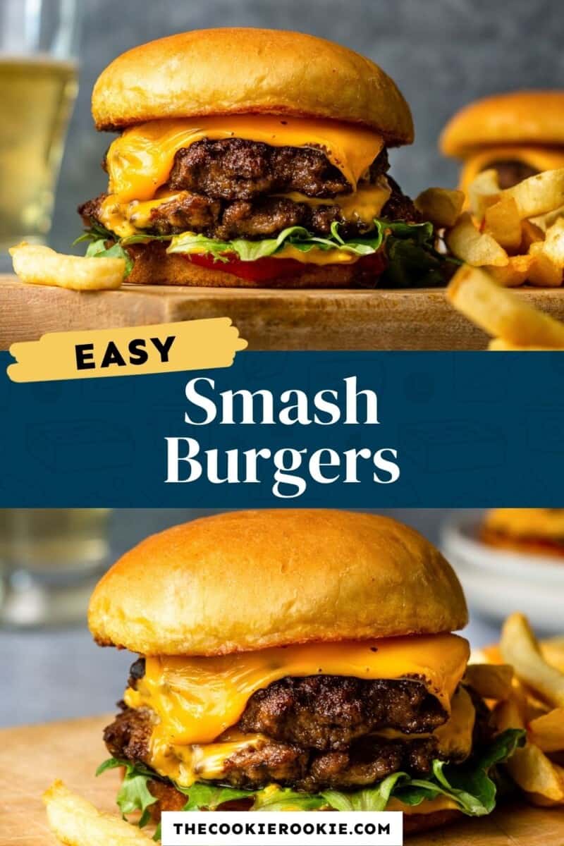 Smash Burgers Recipe - The Cookie Rookie®