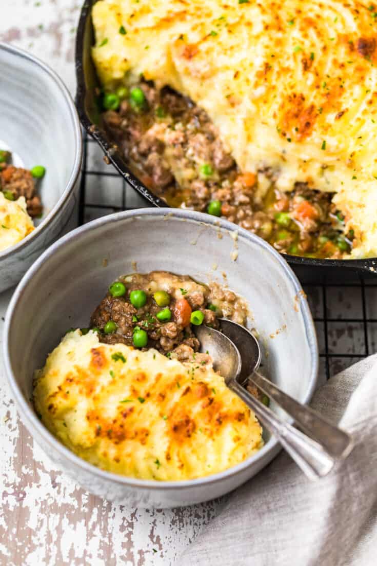 Cottage Pie Recipe (Skillet and Cast Iron) - The Cookie Rookie®