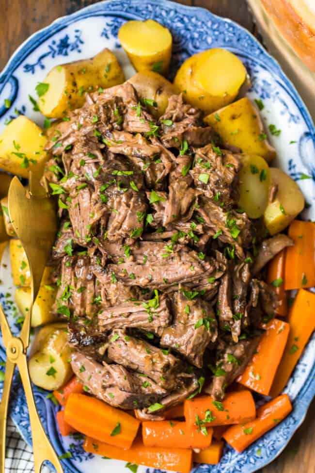 Easy Slow Cooker Pot Roast (Crockpot Recipe) - (HOW TO VIDEO)