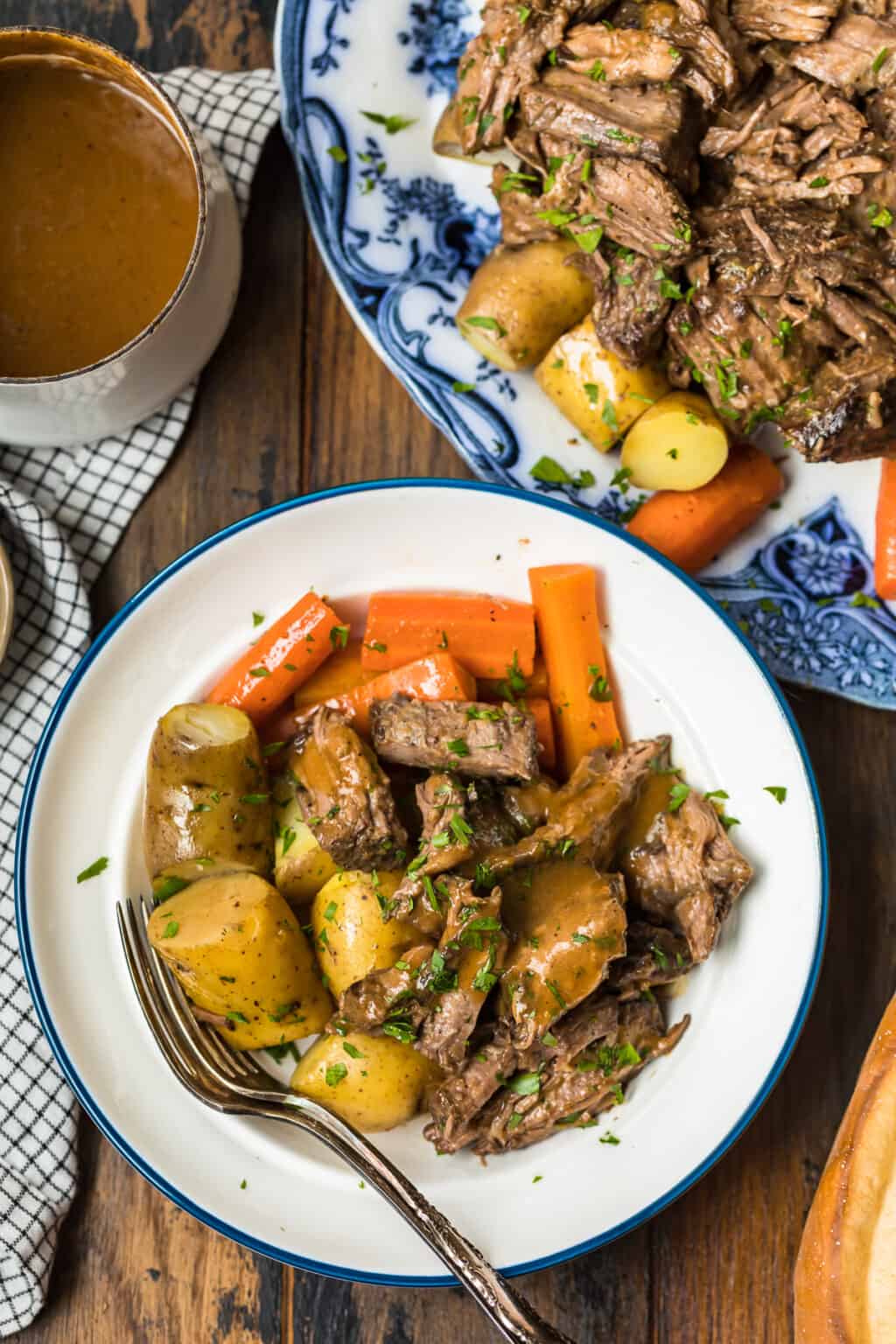 Easy Slow Cooker Pot Roast (Crockpot Recipe) - (HOW TO VIDEO)