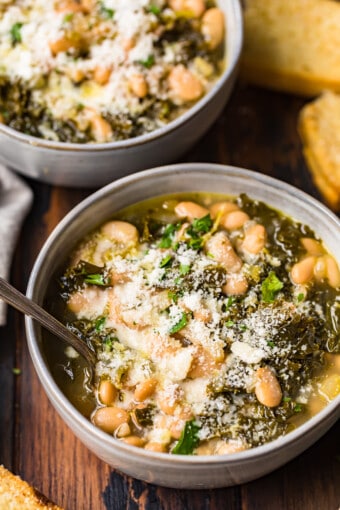 Parmesan and White Bean Soup Recipe - The Cookie Rookie®