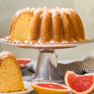 Pink Grapefruit Cake with Ginger Grapefruit Glaze Recipe - 32