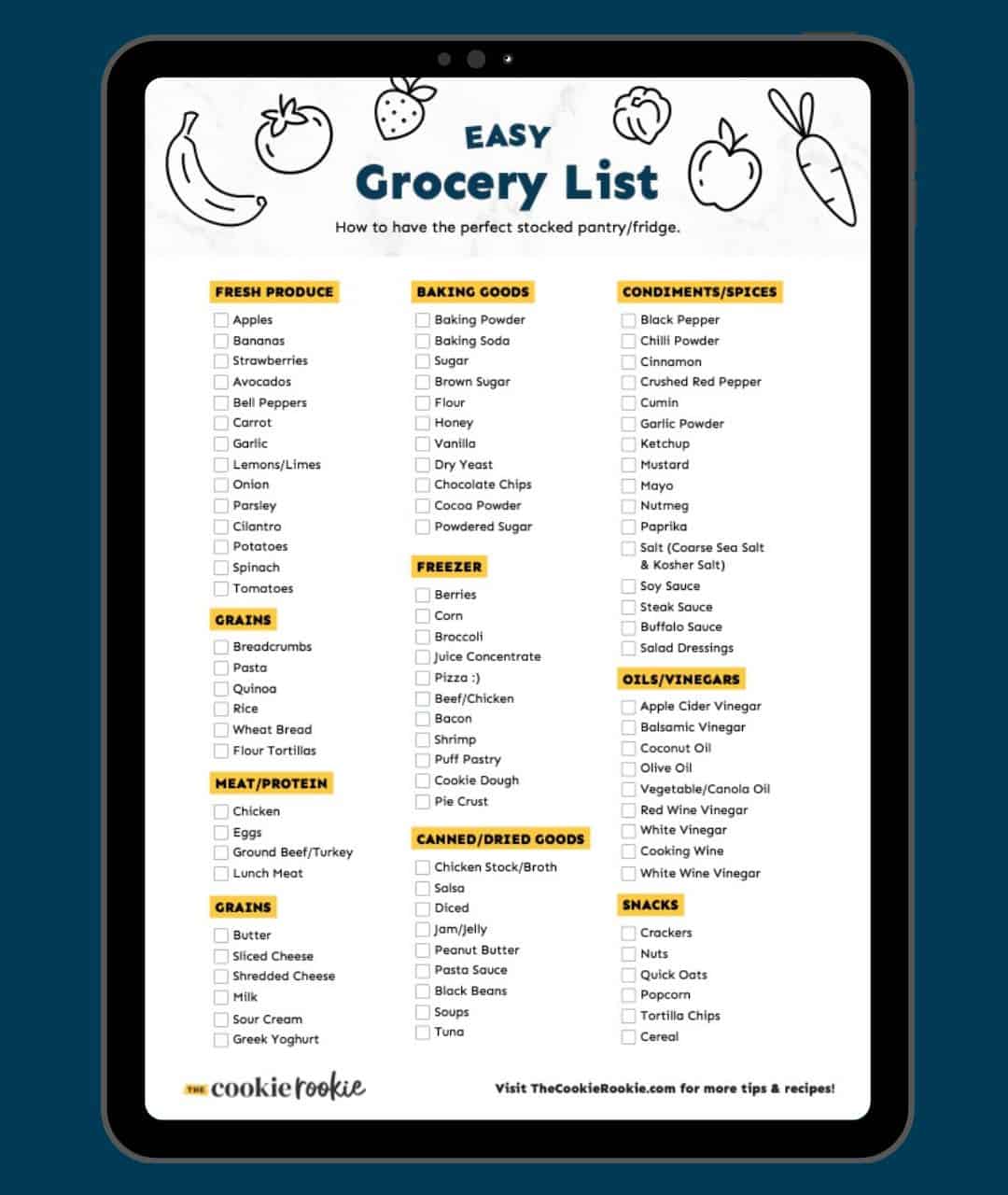 Grocery List 