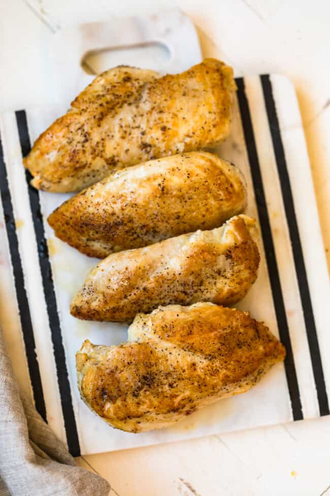 Juicy Pan Seared Chicken Breasts - The Cookie Rookie®