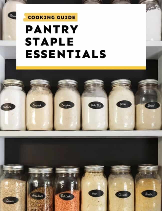 Pantry Staples (Essentials for Cooking Easy Meals)