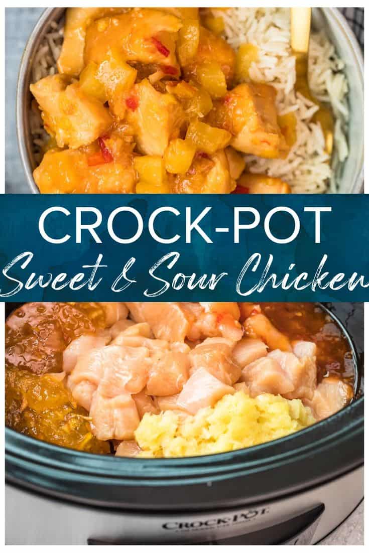 Crock-Pot Sweet and Sour Chicken (4 Ingredient Meal) Recipe - The ...