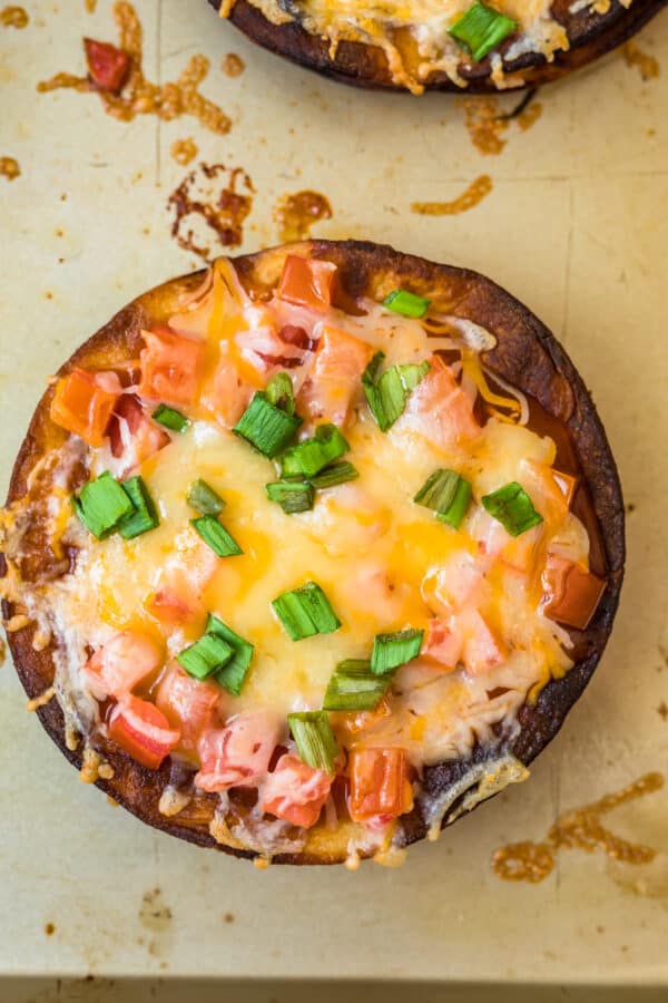 up close image of mexican pizza