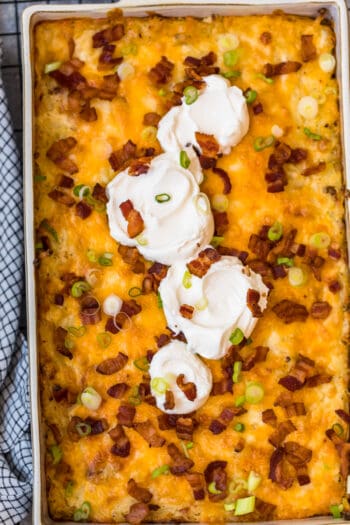 Loaded Hash Brown Potato Casserole Recipe The Cookie Rookie®