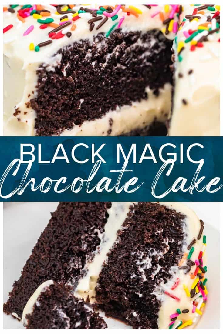 Black Magic Chocolate Cake - Design Corral