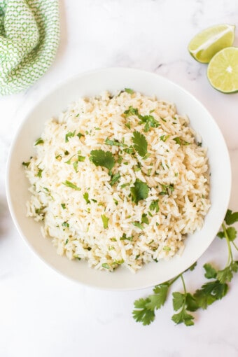 Cilantro Lime Rice Recipe - The Cookie Rookie®