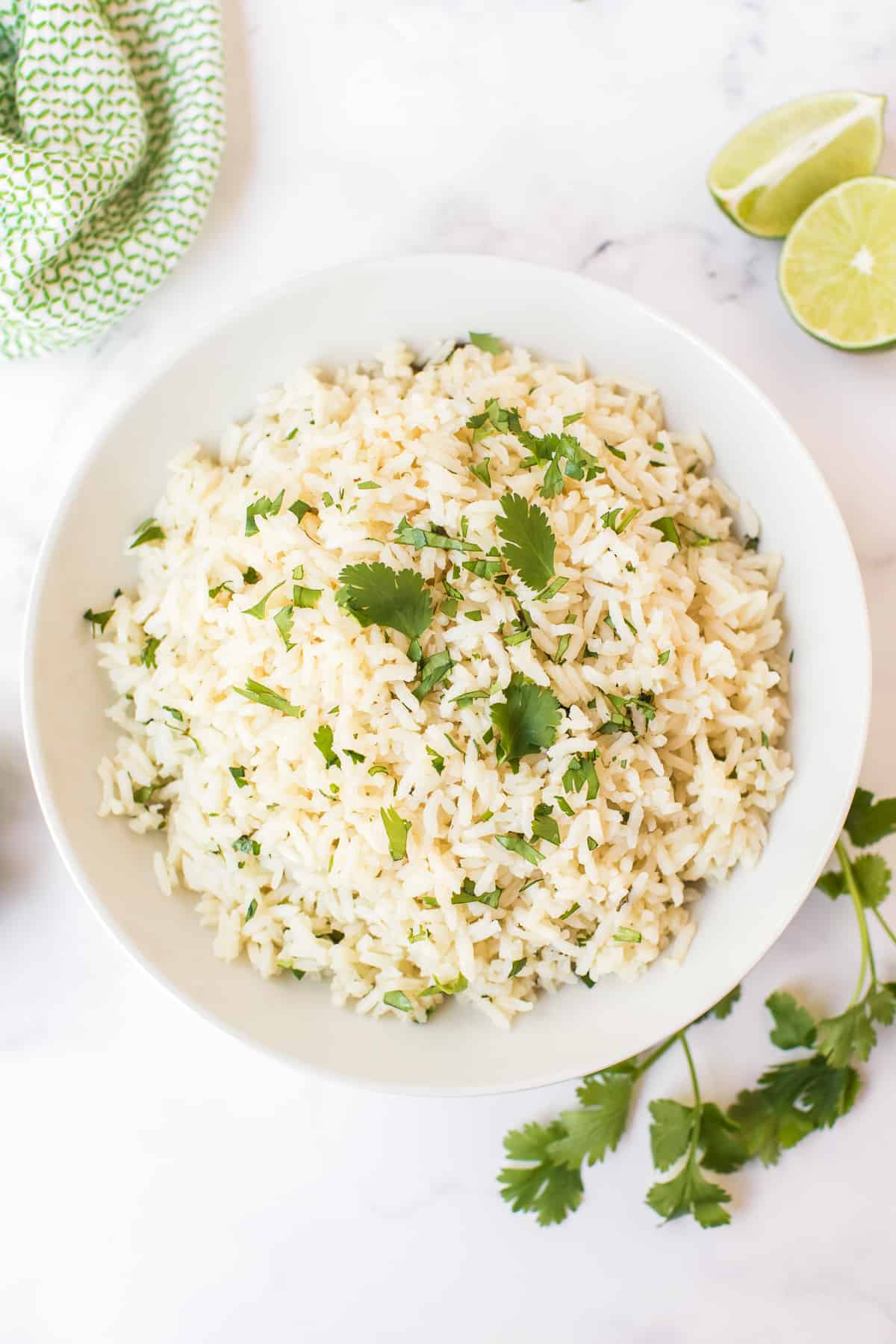 Cilantro Lime Rice Recipe - The Cookie Rookie®