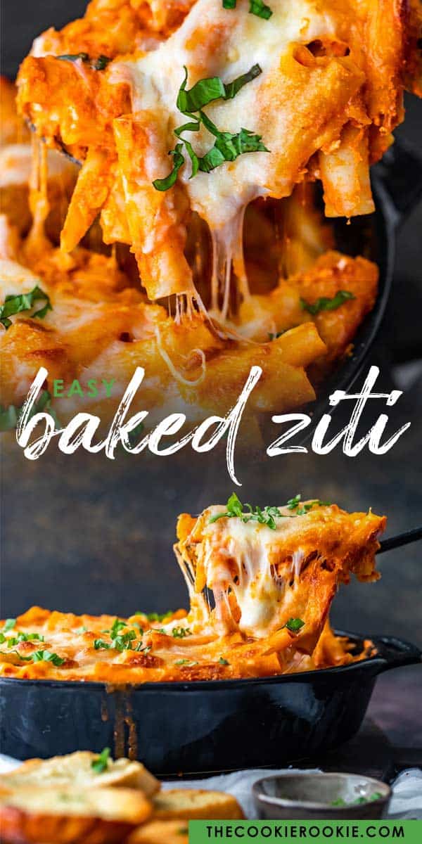 Baked Ziti Recipe - The Cookie Rookie®