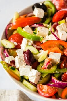 Traditional Greek Salad Recipe - The Cookie Rookie®