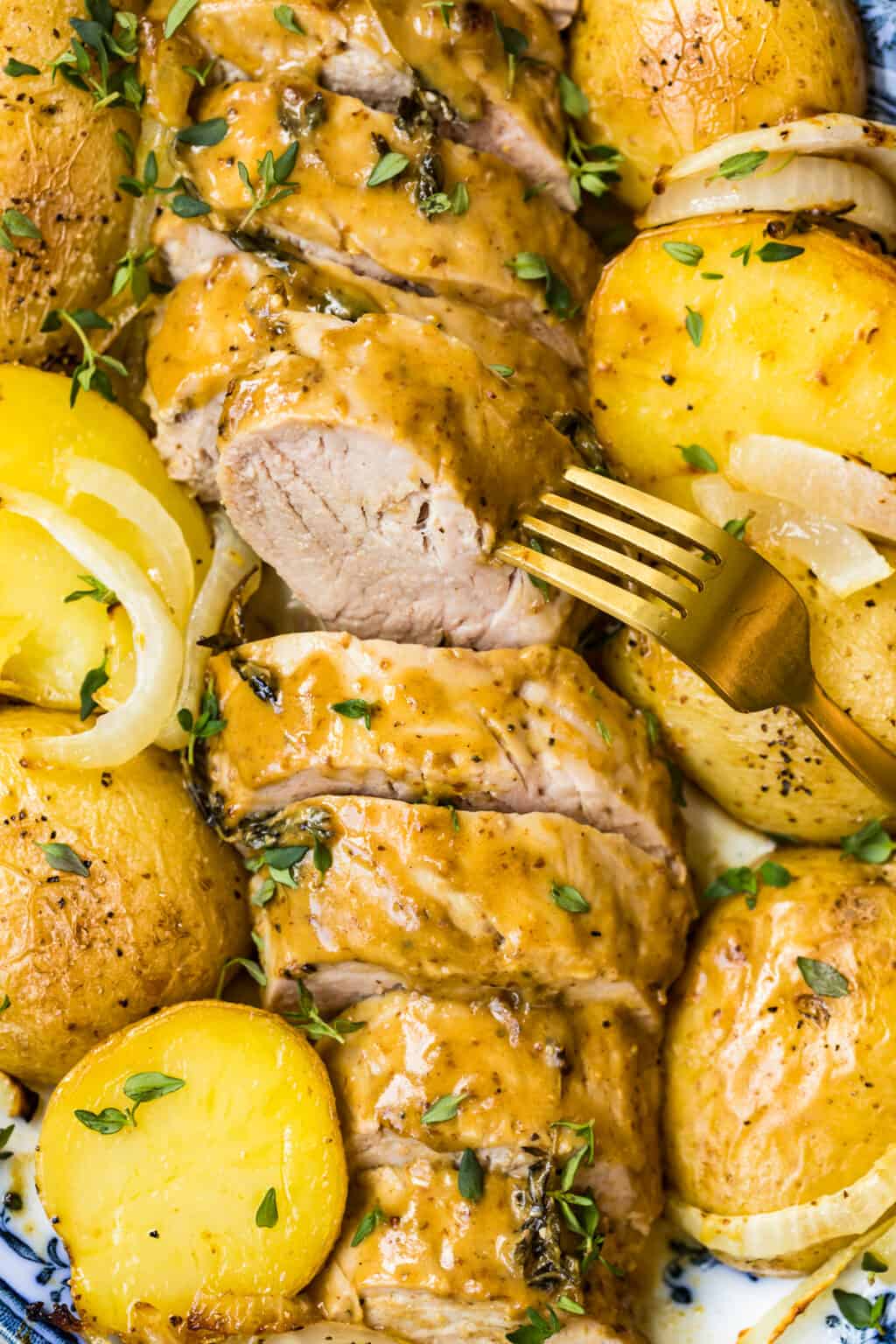 Honey Mustard Pork Tenderloin And Potatoes Recipe The Cookie Rookie®