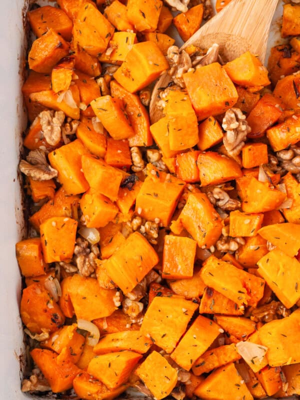 up close image of roasted sweet potatoes