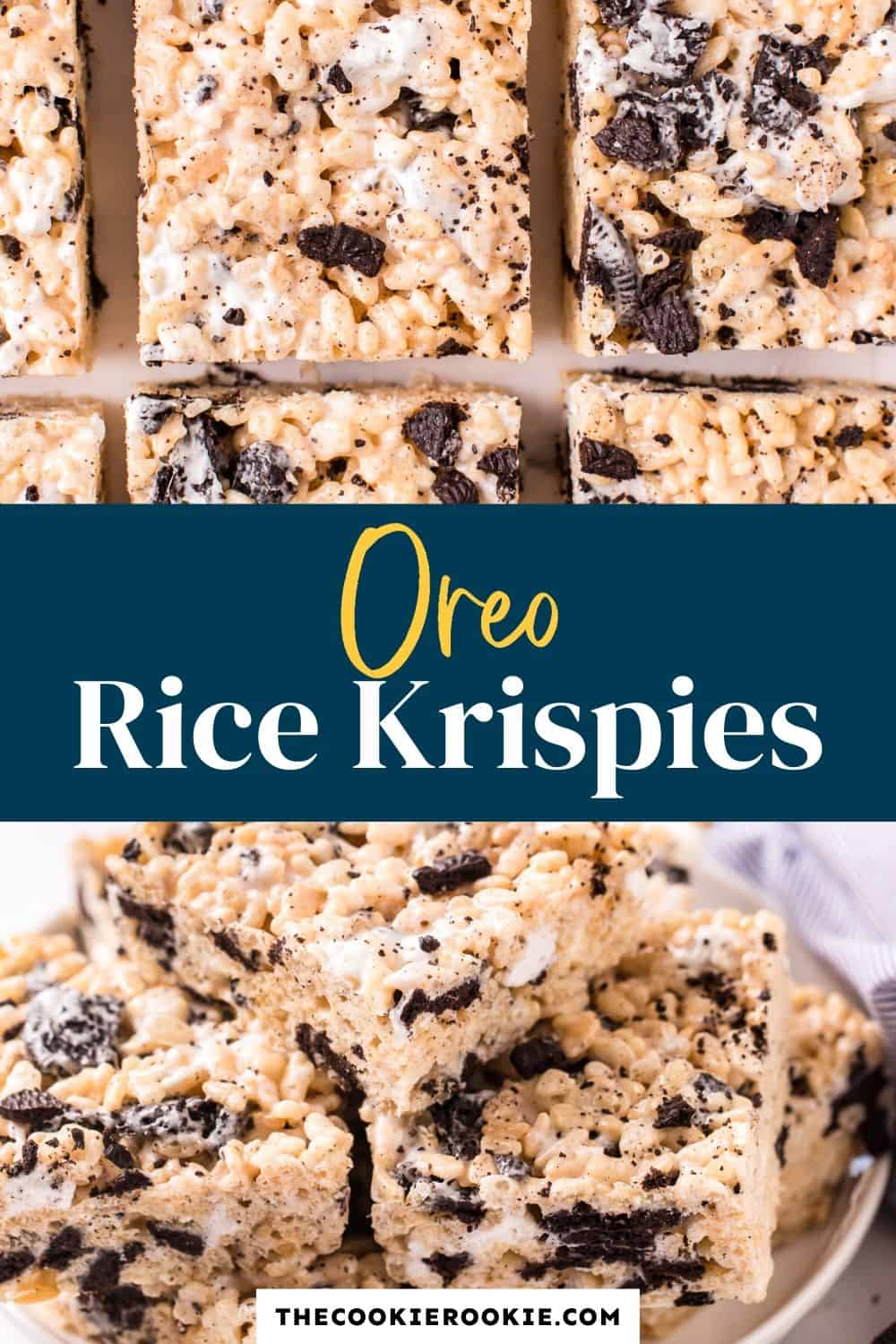 Oreo Rice Krispie Treats Recipe - The Cookie Rookie®
