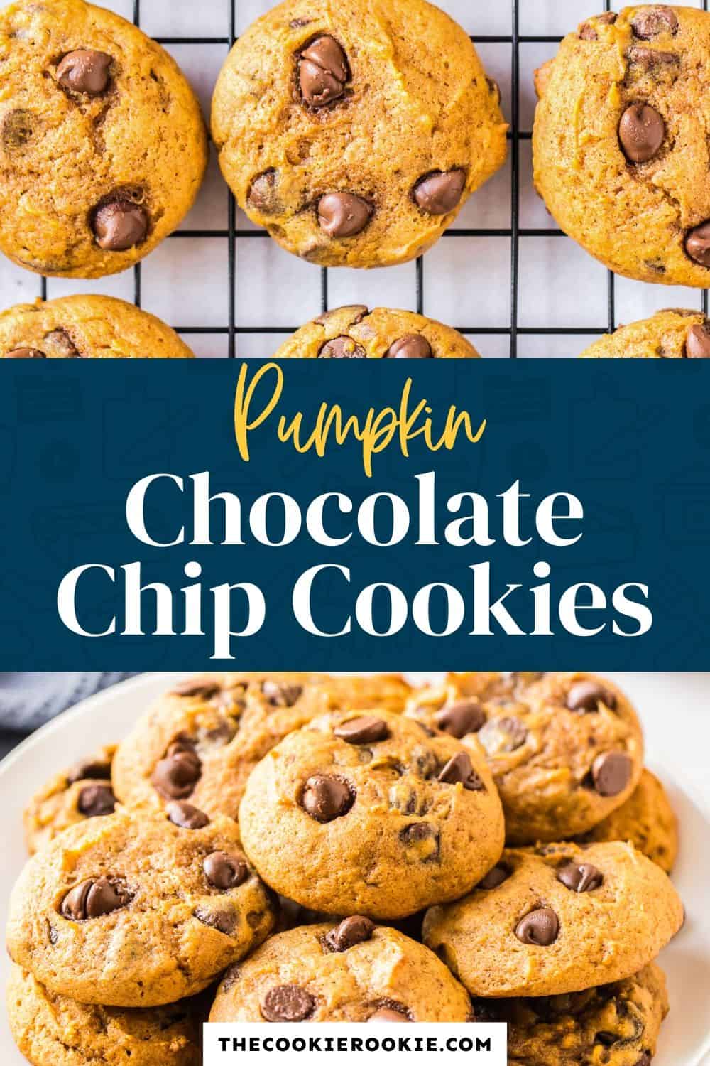 Pumpkin Chocolate Chip Cookies Recipe - The Cookie Rookie®