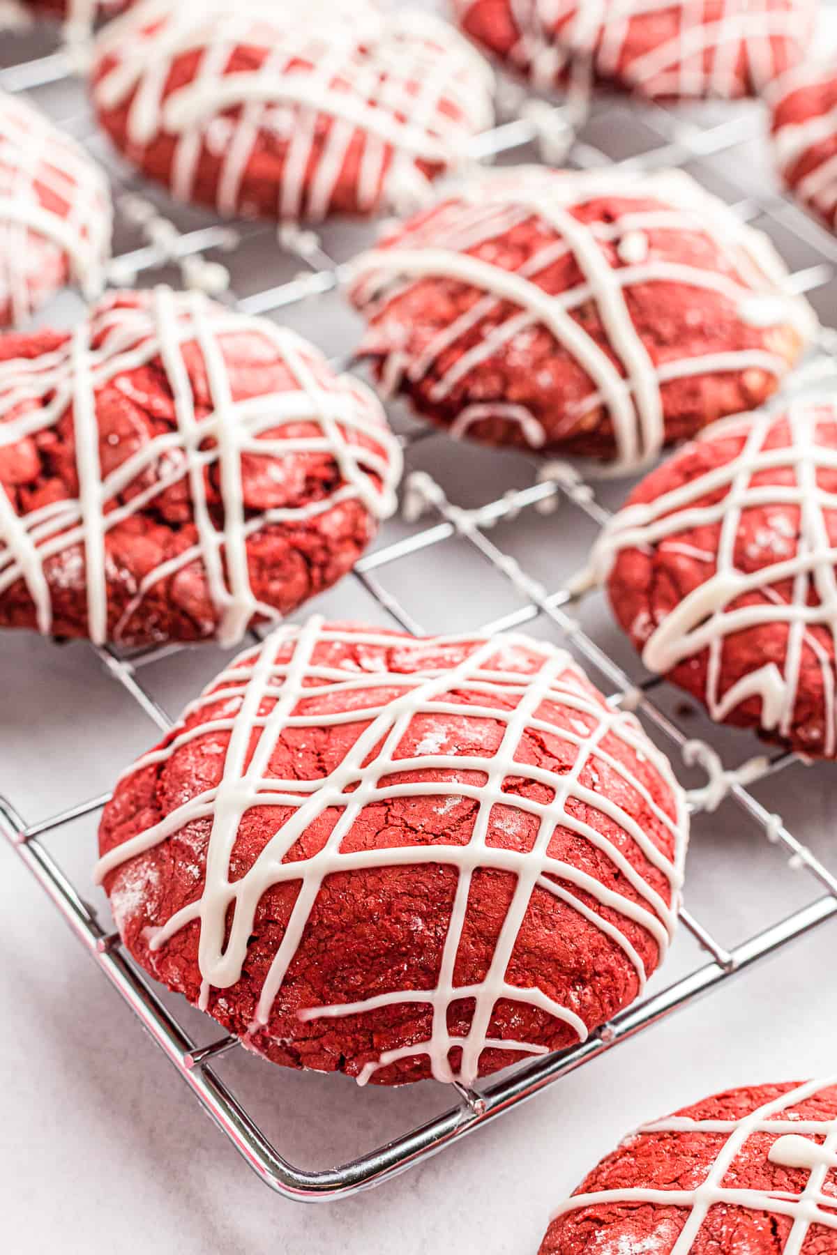 Stuffed Red Velvet Cookies The Cookie Rookie®