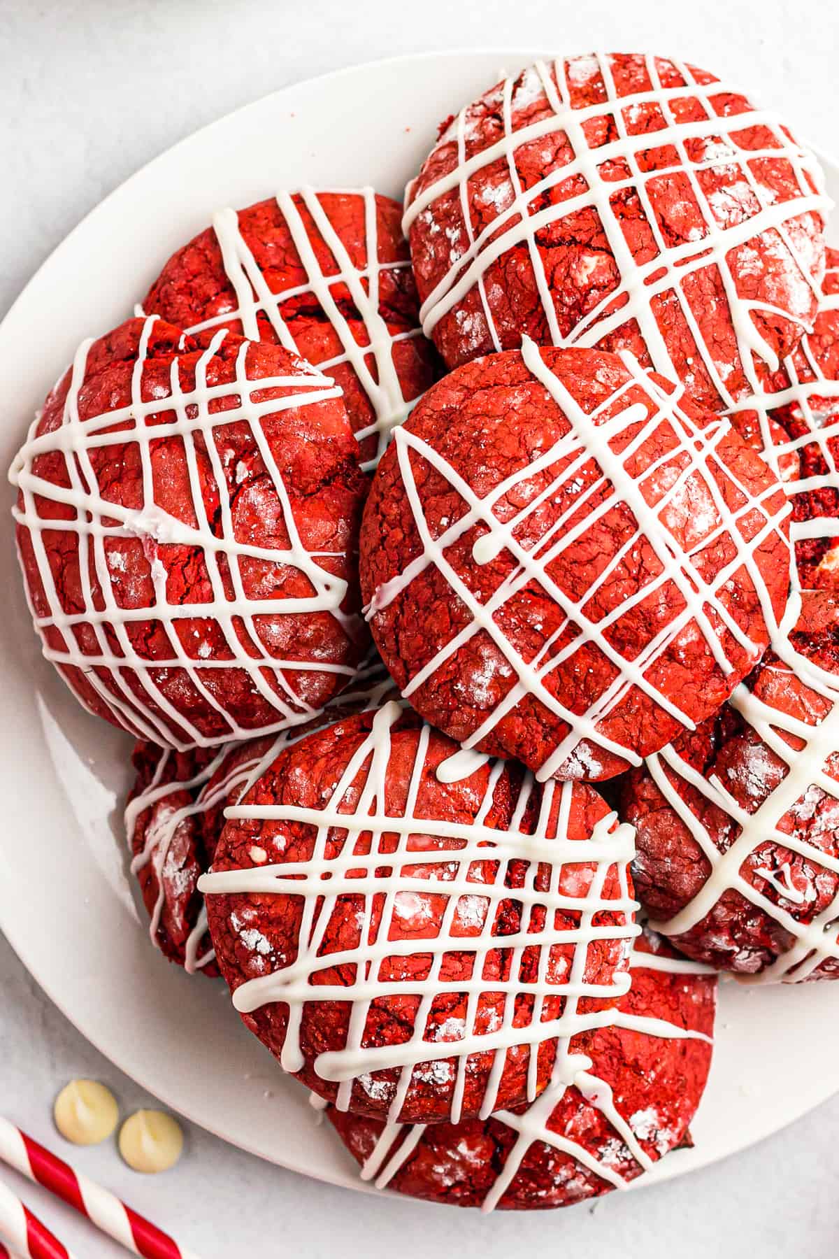 Stuffed Red Velvet Cookies - The Cookie Rookie®