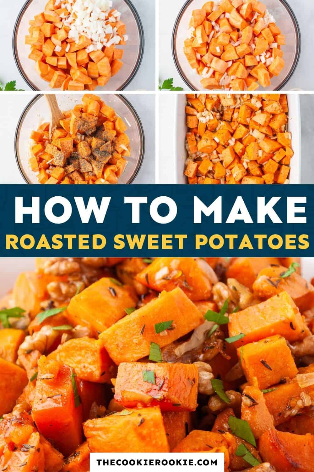 Maple Roasted Sweet Potatoes Recipe - The Cookie Rookie®