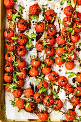 Roasted Tomatoes With Balsamic Recipe - The Cookie Rookie®